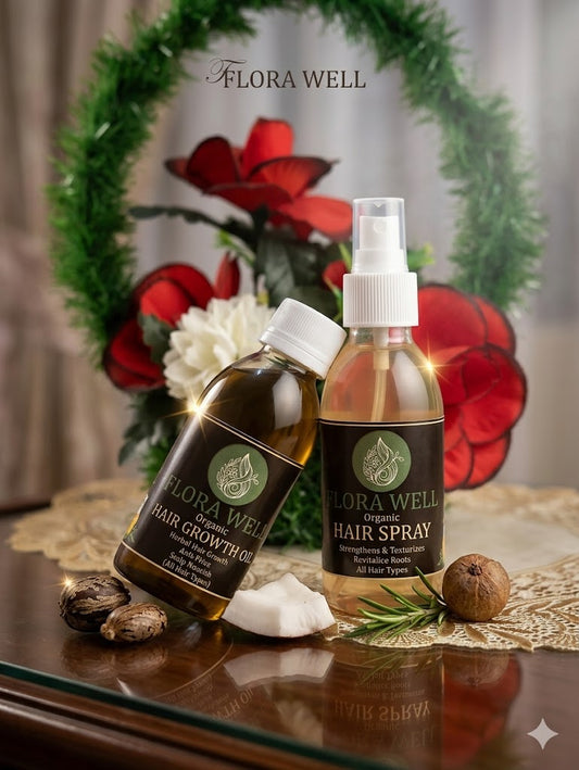 Flora Well Herbal Hair Oil + Herbal Hair Spray